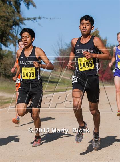 Thumbnail 1 in CIF State Cross Country Championships (D1 Boys Race) photogallery.