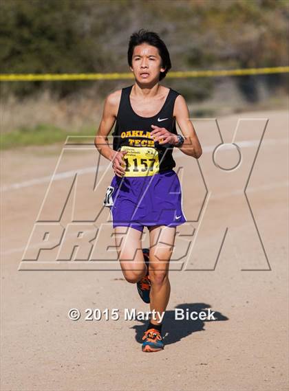 Thumbnail 1 in CIF State Cross Country Championships (D1 Boys Race) photogallery.