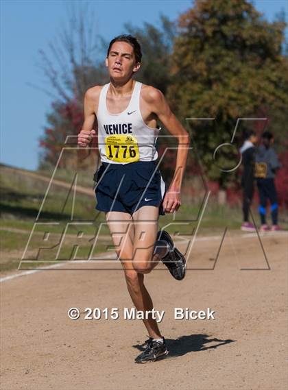 Thumbnail 1 in CIF State Cross Country Championships (D1 Boys Race) photogallery.