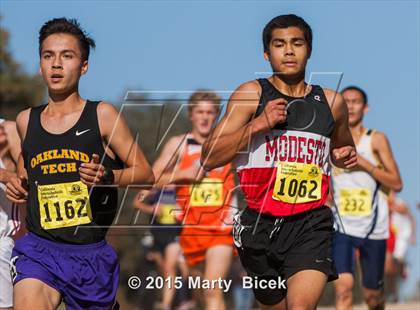 Thumbnail 2 in CIF State Cross Country Championships (D1 Boys Race) photogallery.