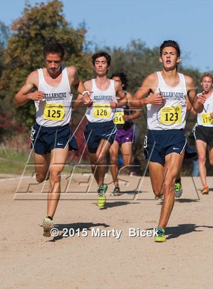 Thumbnail 2 in CIF State Cross Country Championships (D1 Boys Race) photogallery.
