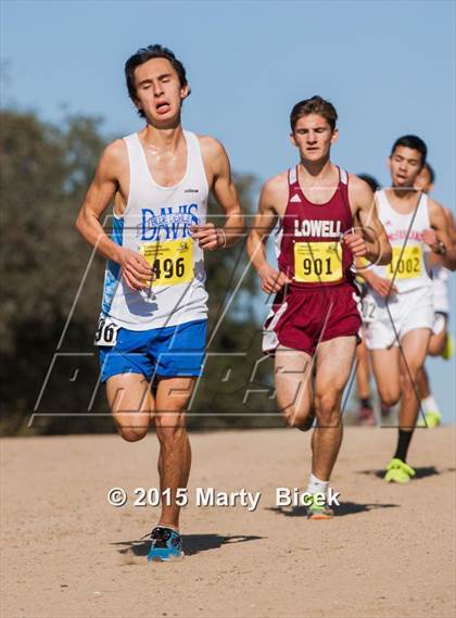 Thumbnail 1 in CIF State Cross Country Championships (D1 Boys Race) photogallery.
