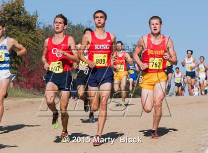 Thumbnail 1 in CIF State Cross Country Championships (D1 Boys Race) photogallery.