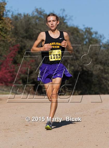 Thumbnail 2 in CIF State Cross Country Championships (D1 Boys Race) photogallery.