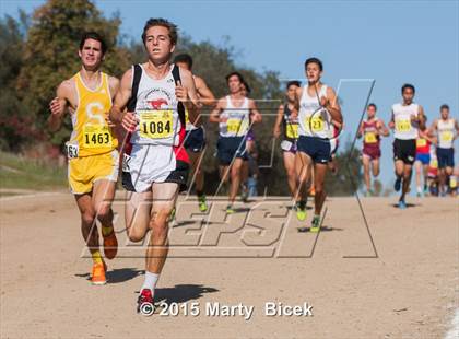 Thumbnail 1 in CIF State Cross Country Championships (D1 Boys Race) photogallery.