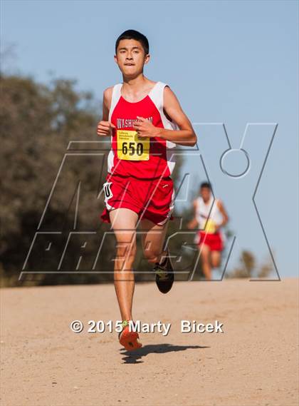 Thumbnail 1 in CIF State Cross Country Championships (D1 Boys Race) photogallery.