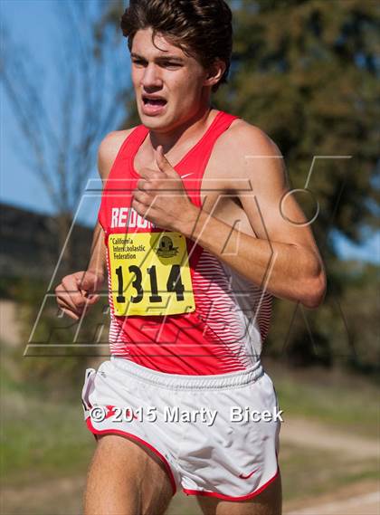 Thumbnail 3 in CIF State Cross Country Championships (D1 Boys Race) photogallery.