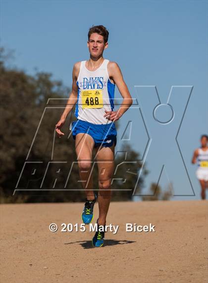 Thumbnail 1 in CIF State Cross Country Championships (D1 Boys Race) photogallery.