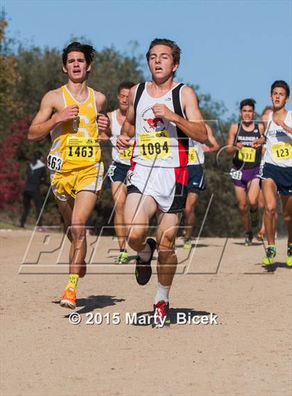 Thumbnail 3 in CIF State Cross Country Championships (D1 Boys Race) photogallery.