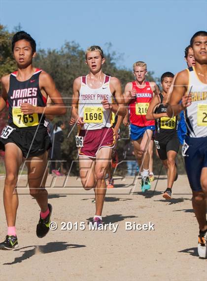 Thumbnail 3 in CIF State Cross Country Championships (D1 Boys Race) photogallery.