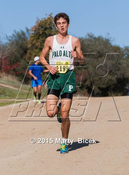 Thumbnail 3 in CIF State Cross Country Championships (D1 Boys Race) photogallery.