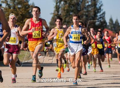 Thumbnail 3 in CIF State Cross Country Championships (D1 Boys Race) photogallery.