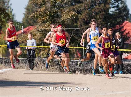 Thumbnail 1 in CIF State Cross Country Championships (D1 Boys Race) photogallery.