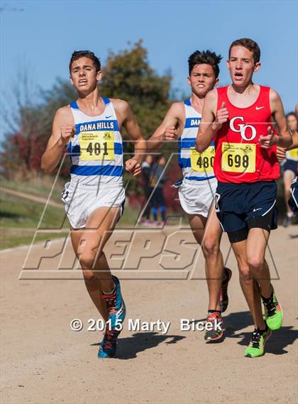 Thumbnail 2 in CIF State Cross Country Championships (D1 Boys Race) photogallery.