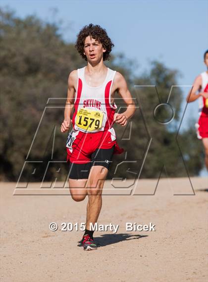 Thumbnail 3 in CIF State Cross Country Championships (D1 Boys Race) photogallery.