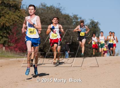 Thumbnail 3 in CIF State Cross Country Championships (D1 Boys Race) photogallery.
