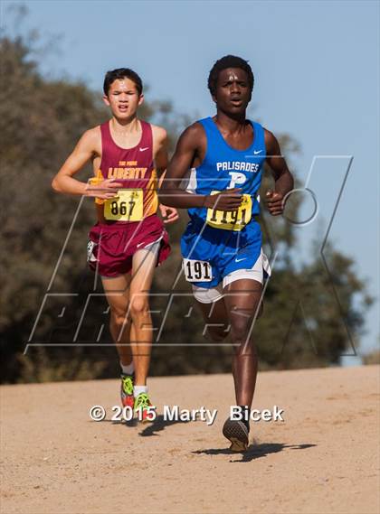 Thumbnail 3 in CIF State Cross Country Championships (D1 Boys Race) photogallery.