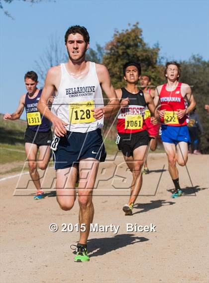 Thumbnail 3 in CIF State Cross Country Championships (D1 Boys Race) photogallery.