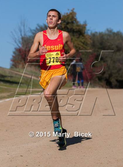 Thumbnail 2 in CIF State Cross Country Championships (D1 Boys Race) photogallery.