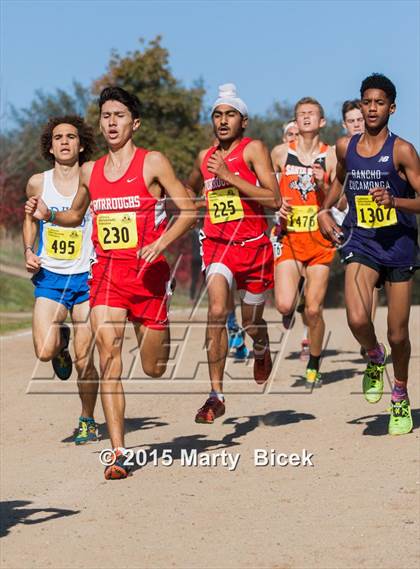 Thumbnail 3 in CIF State Cross Country Championships (D1 Boys Race) photogallery.