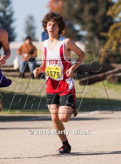 Thumbnail 1 in CIF State Cross Country Championships (D1 Boys Race) photogallery.