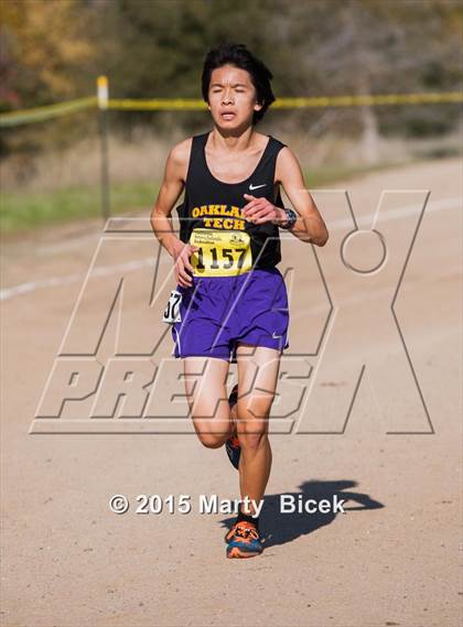 Thumbnail 2 in CIF State Cross Country Championships (D1 Boys Race) photogallery.