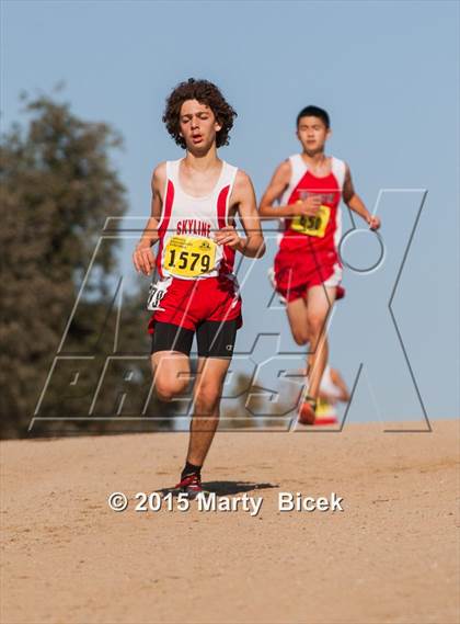 Thumbnail 2 in CIF State Cross Country Championships (D1 Boys Race) photogallery.
