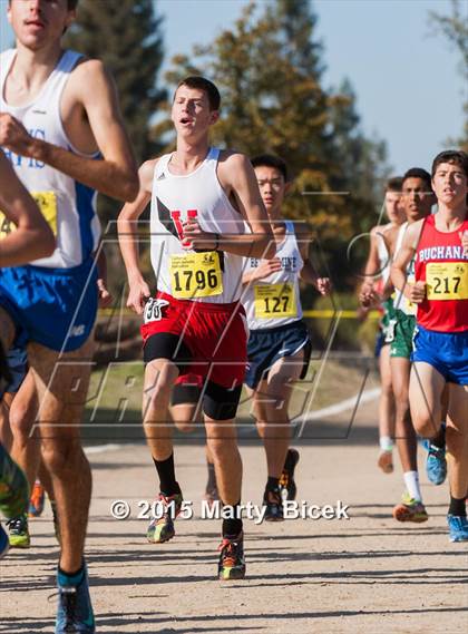 Thumbnail 2 in CIF State Cross Country Championships (D1 Boys Race) photogallery.