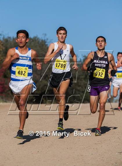 Thumbnail 1 in CIF State Cross Country Championships (D1 Boys Race) photogallery.