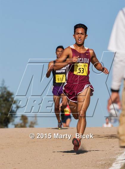 Thumbnail 2 in CIF State Cross Country Championships (D1 Boys Race) photogallery.