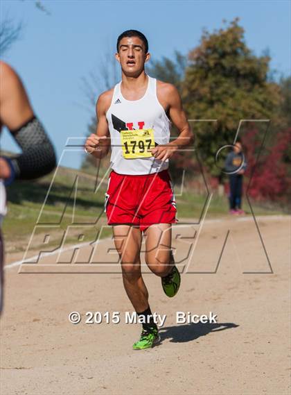 Thumbnail 1 in CIF State Cross Country Championships (D1 Boys Race) photogallery.