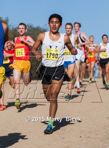 Thumbnail 2 in CIF State Cross Country Championships (D1 Boys Race) photogallery.