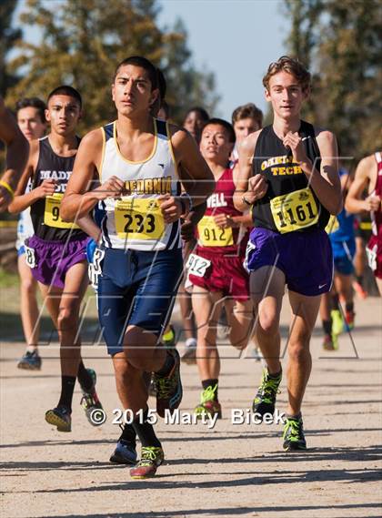 Thumbnail 2 in CIF State Cross Country Championships (D1 Boys Race) photogallery.