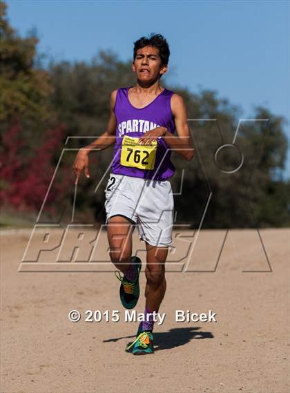 Thumbnail 1 in CIF State Cross Country Championships (D1 Boys Race) photogallery.