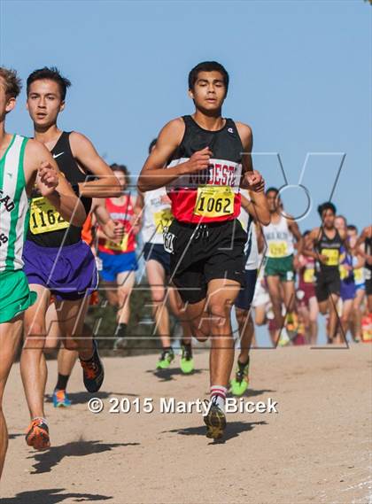 Thumbnail 3 in CIF State Cross Country Championships (D1 Boys Race) photogallery.