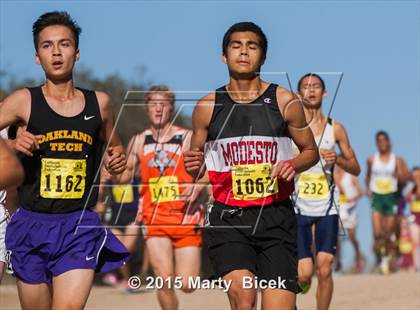 Thumbnail 1 in CIF State Cross Country Championships (D1 Boys Race) photogallery.