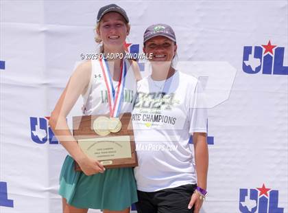 Thumbnail 2 in UIL 3A Girls Tennis Finals (Awards) photogallery.