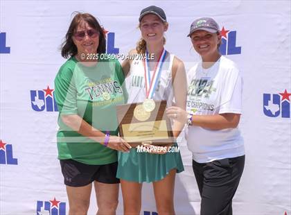 Thumbnail 3 in UIL 3A Girls Tennis Finals (Awards) photogallery.