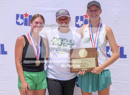 Thumbnail 2 in UIL 3A Girls Tennis Finals (Awards) photogallery.