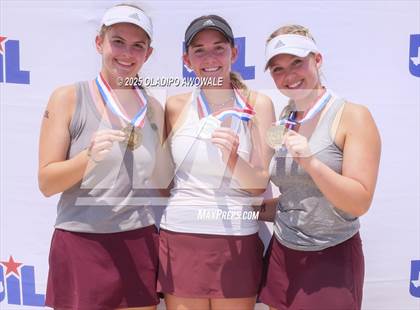 Thumbnail 1 in UIL 3A Girls Tennis Finals (Awards) photogallery.