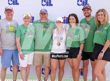 Thumbnail 1 in UIL 3A Girls Tennis Finals (Awards) photogallery.