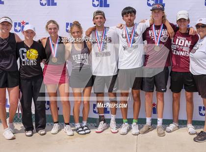 Thumbnail 1 in UIL 3A Girls Tennis Finals (Awards) photogallery.
