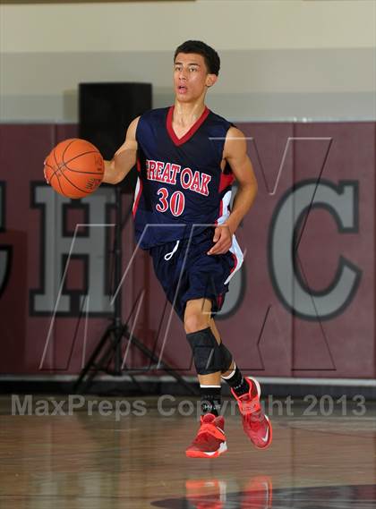 Thumbnail 2 in Great Oak vs. Pleasant Grove (MaxPreps Holiday Classic) photogallery.