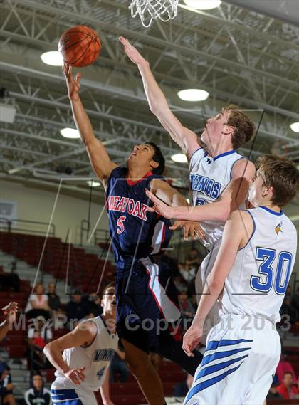 Thumbnail 1 in Great Oak vs. Pleasant Grove (MaxPreps Holiday Classic) photogallery.