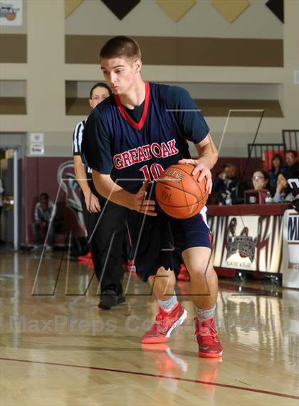 Thumbnail 1 in Great Oak vs. Pleasant Grove (MaxPreps Holiday Classic) photogallery.