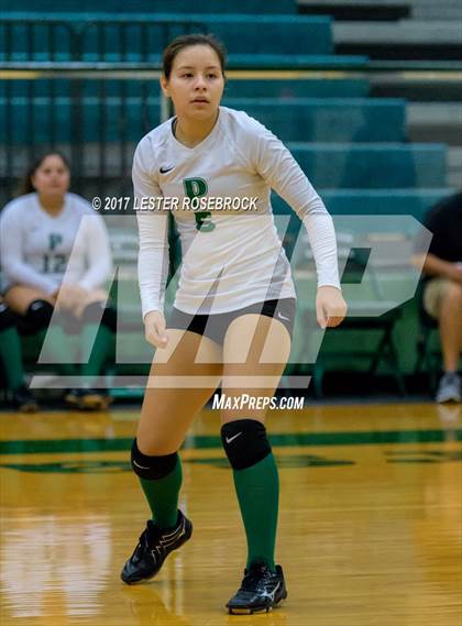 Thumbnail 1 in Floresville vs. Pearsall (Pearsall VB Tournament) photogallery.