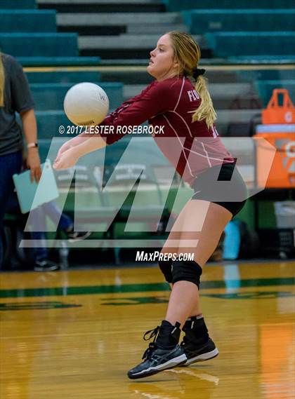 Thumbnail 1 in Floresville vs. Pearsall (Pearsall VB Tournament) photogallery.