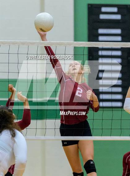 Thumbnail 2 in Floresville vs. Pearsall (Pearsall VB Tournament) photogallery.