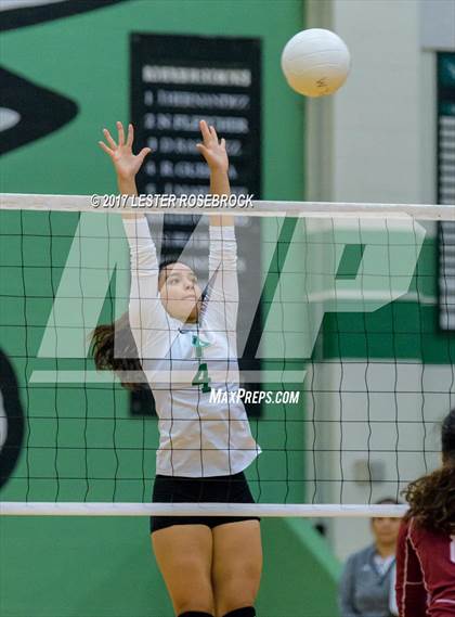Thumbnail 2 in Floresville vs. Pearsall (Pearsall VB Tournament) photogallery.