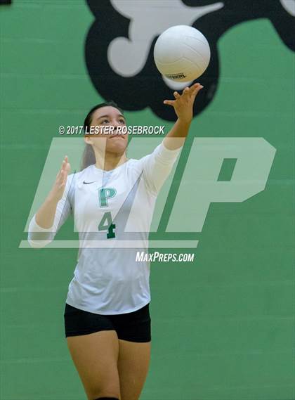Thumbnail 2 in Floresville vs. Pearsall (Pearsall VB Tournament) photogallery.
